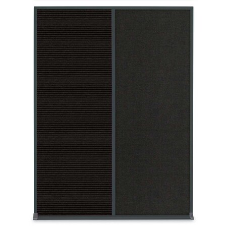United Visual Products Single Door Radius Corkboard, 18"X24", G UV8000-GOLD-SURF